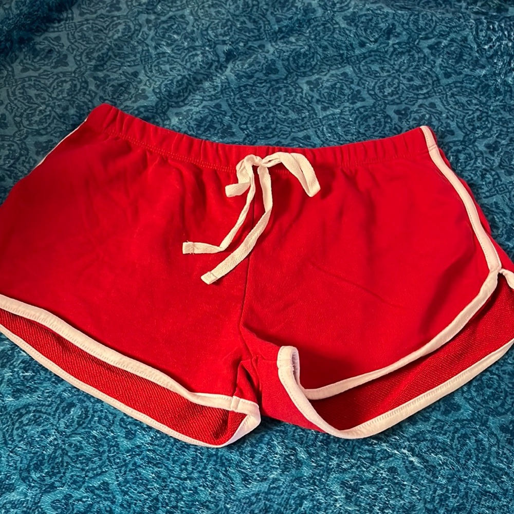 Red Retro Style Shorts